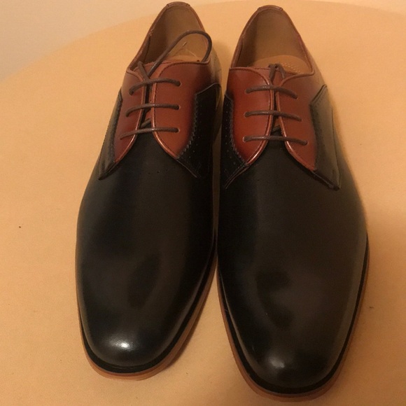 stacy adams two tone shoes